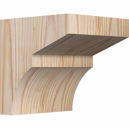 Ekena Millwork Monterey Smooth Corbel, Douglas Fir, 5 1/2"W x 6"D x 6"H COR06X06X06MON00SDF